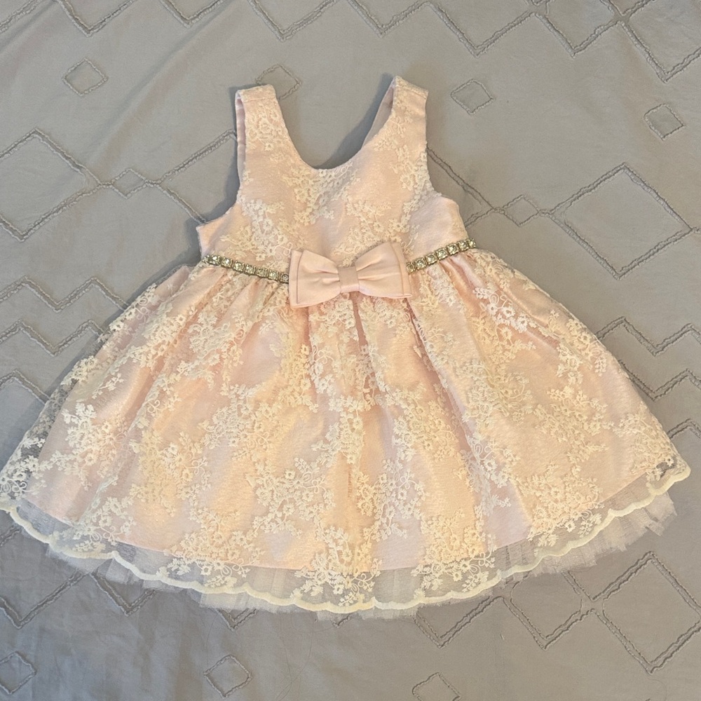American Princess Pink Lace Dress